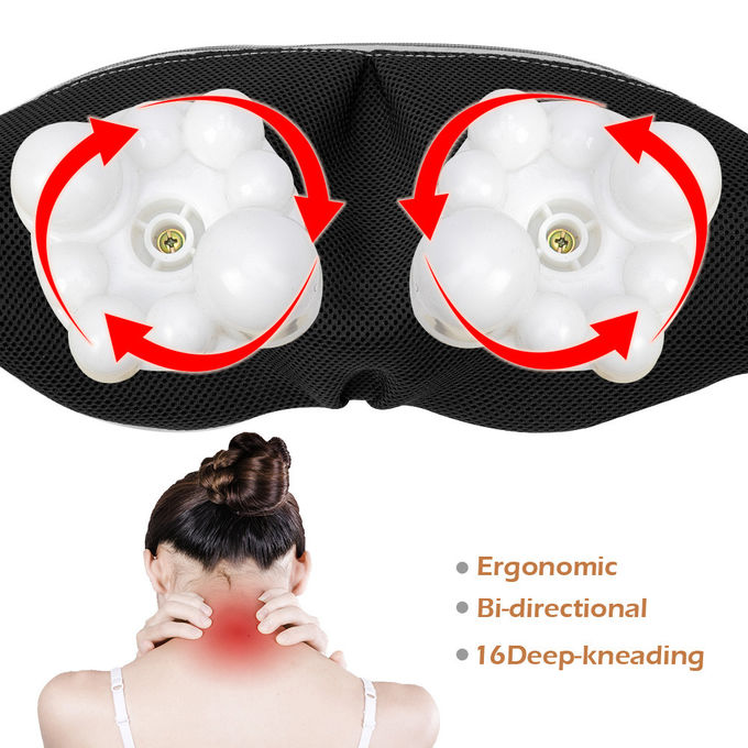 Melhore o pescoço da circulação e o Massager do ombro com cabeça da massagem da fibra de 8 carbonos
