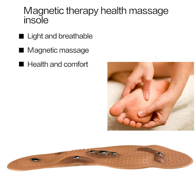 As palmilhas magnéticas do Acupressure do alívio das dores, almofadas magnéticas da sapata eliminam odores do pé