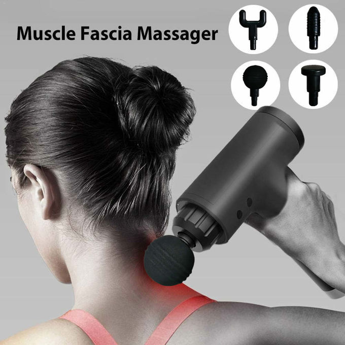 De - velocidade profunda 1200-3200/Min do Massager dos esportes do tecido do esforço com 4 cabeças da massagem
