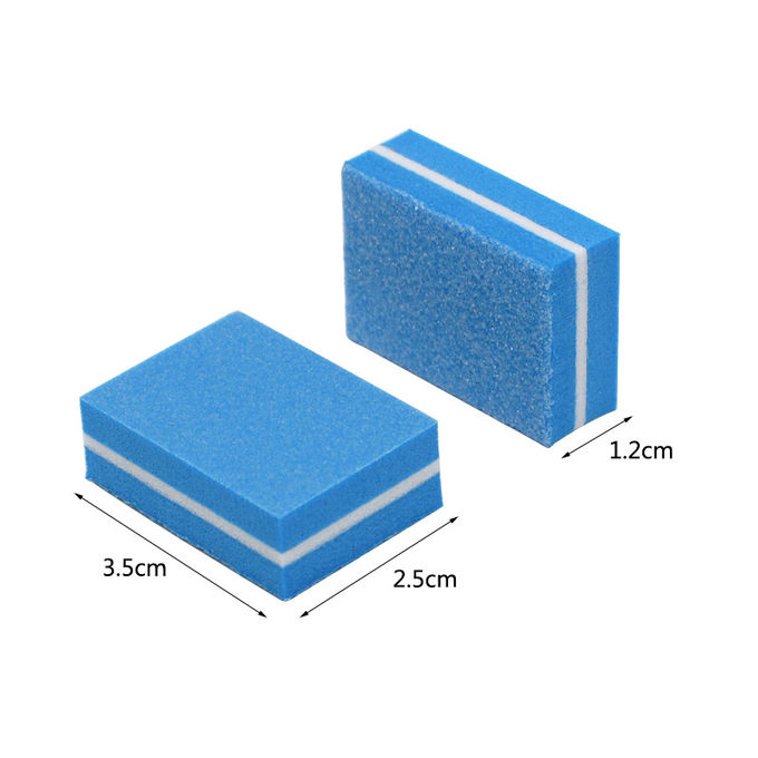 As mini ferramentas do cuidado do prego da esponja/dobro do bloco amortecedor do prego tomaram partido o tamanho 3,5 * 2,5 * 1.2cm