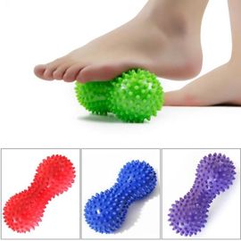 China Tamanho material do PVC da bola da aptidão da ioga do Massager do pé de Shiatsu da forma do amendoim 150 * 70 * 70 milímetros fábrica