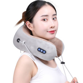 China Massager em forma de u portátil do pescoço da luz infra-vermelha livre de uma abertura de 180 graus compressa quente fábrica
