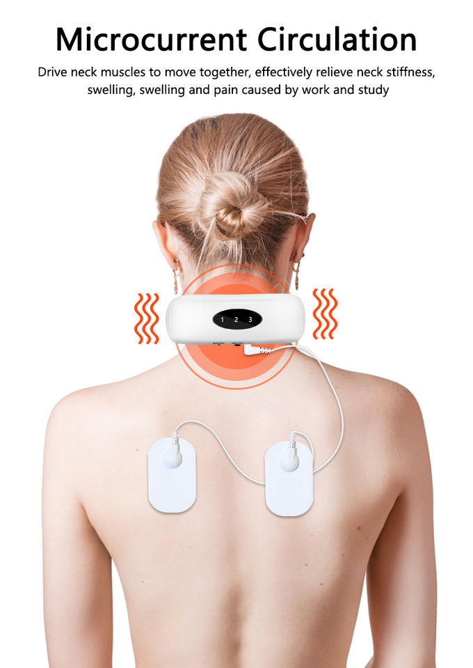 Massager branco da vértebra cervical da cor, dureza forte do Massager do ombro do pescoço